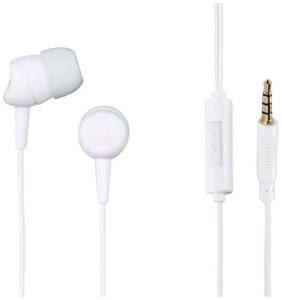 Hama Kooky HiFi In Ear Kopfhörer kabelgebunden Stereo Hellgrau, Weiß Mikrofon-Rauschunterdrückung