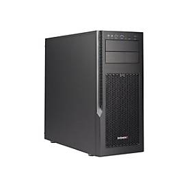 Supermicro S5 GS5A-754K - Case - Miditower - Zwart
