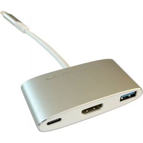 lcpower LC Power LC-HUB-C-MULTI-4 - docking station - USB-C - HDMI