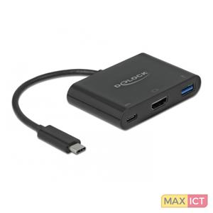 DELOCK USB Type-C Adapter > HDMI 4K 30Hz USB Type-A/C PD