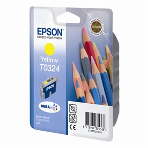 Epson T0324 inkt cartridge geel (origineel)