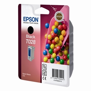 Epson T028 inkt cartridge zwart (origineel)