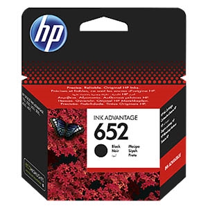 HP 652 / F6V25AE Black Ink - Tintenpatrone Farbstoffbasiertes Schwarz