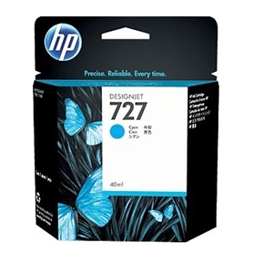 HP B3P13A nr. 727 inkt cartridge cyaan (origineel)