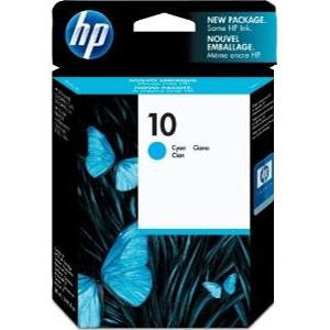 HP C4841AE nr. 10 inkt cartridge cyaan (origineel)