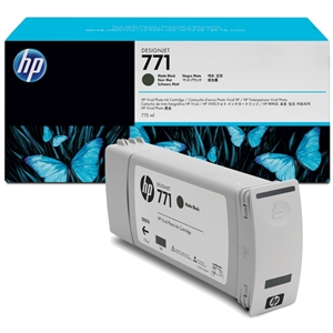 HP CE037A nr. 771 inkt cartridge mat zwart (origineel)