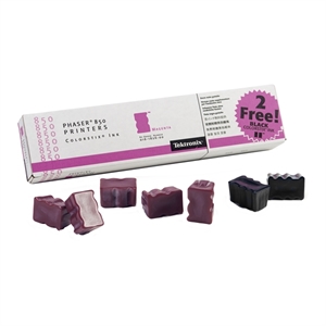 Xerox 016182600 colorstix magenta 5 stuks / colorstix zwart 2 stuks (origineel)