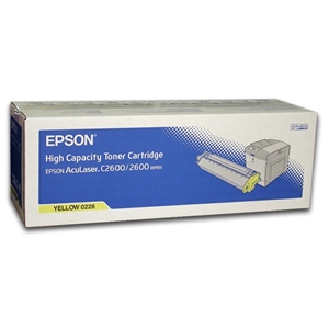 Epson S050226 toner cartridge geel hoge capaciteit (origineel)