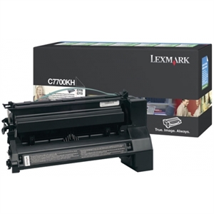 Lexmark C7700KH toner cartridge zwart hoge capaciteit (origineel)