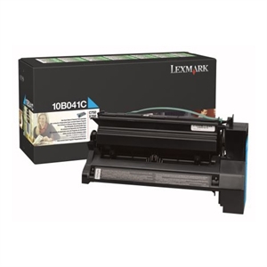 Lexmark 10B041C toner cartridge cyaan (origineel)