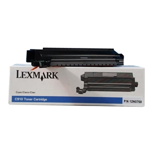 Lexmark 12N0768 toner cartridge cyaan (origineel)