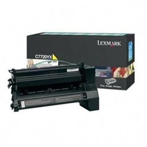 Lexmark C7720YX toner cartridge geel extra hoge capaciteit (origineel)