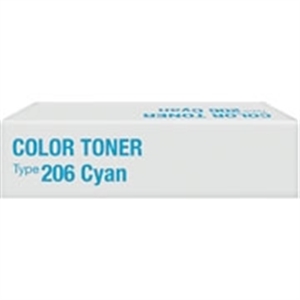 Ricoh type 206 toner cartridge cyaan (origineel)