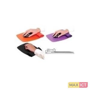 Fellowes muismat met polssteun Wrist Rocker  oranje