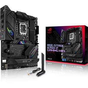 ASUS ROG STRIX B760-F GAMING WIFI Mainboard - Intel B760 - Intel LGA1700 socket - DDR5 RAM - ATX