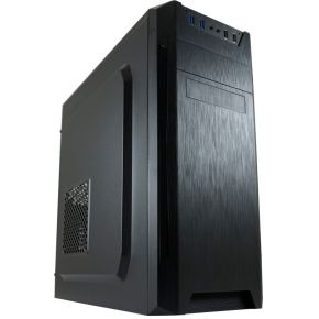 LC-Power LC Power Classic 7040B - MDT - ATX - keine Spannungsversorgung - Schwarz, Gebürstetes Aluminium / Schwarz - USB/Audio