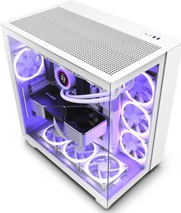 NZXT H9 Flow 2x USB-A 3.2 (5 Gbit/s), 1x USB-C 3.2 (10 Gbit/s), 1x Audio, Window-kit