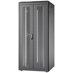 digitus 19 Zoll Netzwerkschrank (B x H x T) 800 x 1787 x 800mm 36 HE Schwarz, Schwarz (RA