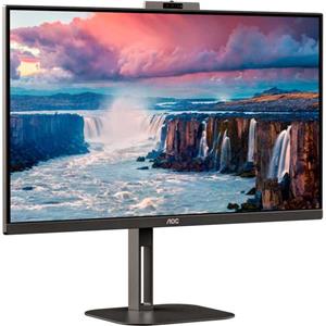 AOC 27" Monitor Q27V5CW/BK QHD 75Hz USB 65W Hub Speakers - Schwarz - 4 ms AMD FreeSync