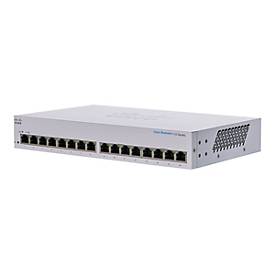 Cisco CBS110-16T-EU CISCO CBS110 Unmanaged 16-port GE Netwerk switch 16 poorten 10 / 100 / 1000 MBit/s
