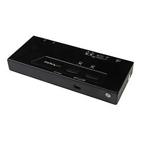 StarTech.com 2x2 HDMI Matrix Switch - 4K Ultra HD HDMI mit Fast Switching und Auto-Sensing - Video/Audio-Schalter - 2 x HDMI - Desktop