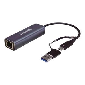 D-Link DUB-2315 Netzwerkadapter 2.5 GBit/s USB, USB-C, LAN (10/100/1000MBit/s)