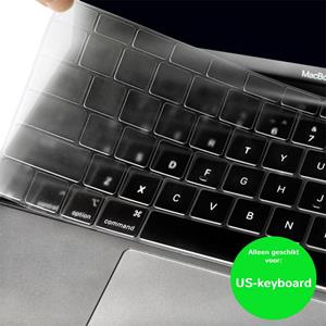 Lunso (US) Keyboard bescherming - MacBook Air (2018-2019) - Transparant