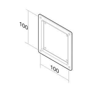 by Newstar FPMA-VESA100 - bevestigingscomponent - voor LCD-scherm
