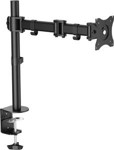 LogiLink BP0021 1fach Monitor-Tischhalterung 33,0cm (13 ) - 68,6cm (27 ) Neigbar, Schwenkbar