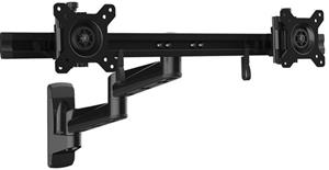 STARTECH .com Dual monitor arm - scharnierende muurbeugel