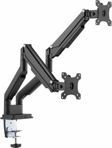 ASSMANN DIGITUS DA-90395 - Stand voor 2 LCD-schermen (verstelbare dubbele