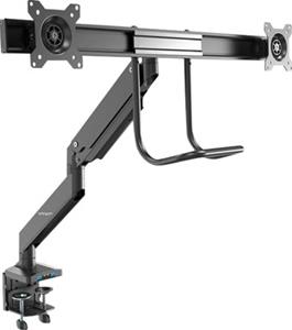 STARTECH .com Dual monitor arm met ingebouwde 2 poorts USB 3.0 en audio