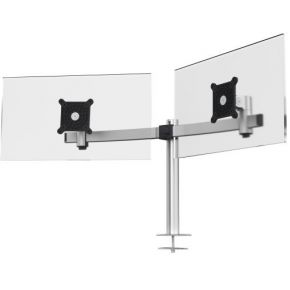 DURABLE Monitorhalterung voor 2 monitor tafeldurchf Silber