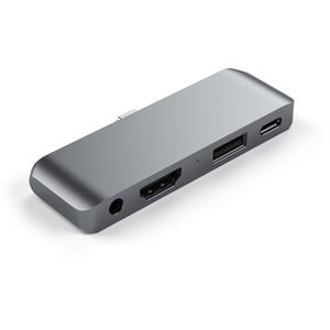 Satechi Aluminum USB-C Mobile Pro Hub grau