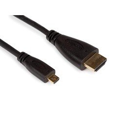 ULTRADUNNE HDMI NAAR MICRO HDMI-PLUG - MANNELIJK/MANNELIJK - 32 AWG - Ã 4.2 mm - 2 m