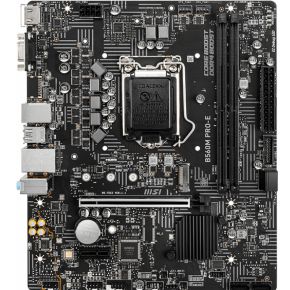 MSI B560M PRO-E Mainboard - Intel B560 - Intel LGA1200 socket - DDR4 RAM - Micro-ATX