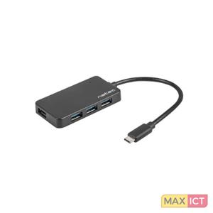 Natec Silkworm USB 2.0 Type-C 5000 Mbit/s Zwart