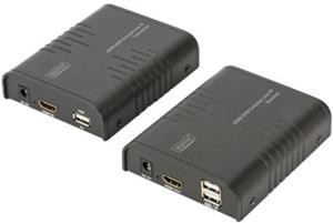 ASSMANN DIGITUS Professional HDMI KVM Extender over IP, Set - KVM /