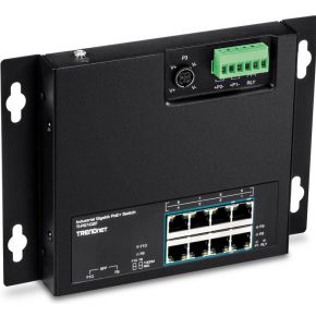 Trendnet TI-PG102F netwerk-switch Gigabit Ethernet (10/100/1000) Zwart Power over Ethernet (PoE)