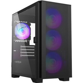 Montech AIR 100 ARGB Micro ATX Tempered Glass Zwart