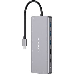 Canyon CNS-TDS12 - docking station - USB-C - 13-slot - VGA HDMI - GigE