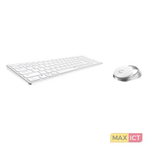 Rapoo 9750M (DE) Kabelloses Tastatur-Set weiß