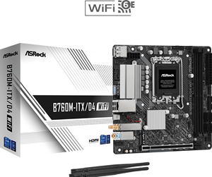 ASROCK B760M-ITX/D4 WiFi - Moederbord