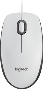 Logitech M100 - mouse - full size - USB - Maus (Weiß)