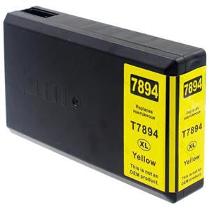 Huismerk Epson T7894 cartridge geel
