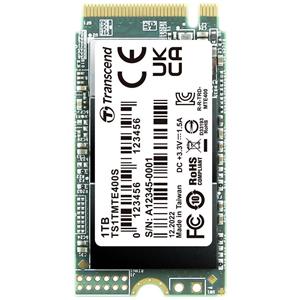 Transcend MTS400S 1 TB NVMe/PCIe M.2 SSD 2242 harde schijf PCIe NVMe 3.0 x4 Retail TS1TMTE400S