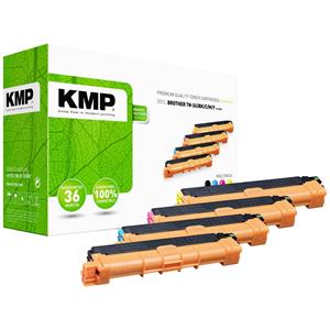 4 KMP B-T09M schwarz, cyan, magenta, gelb Toner kompatibel zu brother TN243BK/C/M/Y