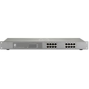 LevelOne » GEP-1622 16-Port Gigabit PoE-Plus Switch, 480W« Netzwerk-Switch