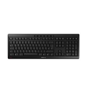 CHERRY STREAM KEYBOARD WIRELESS, kabellose Tastatur, Flüsteranschlag, Laserbeschriftung, schwarz