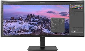 lgelectronics LG Electronics 35BN77CP-B LED-monitor Energielabel G (A - G) 88.9 cm (35 inch) 3440 x 1440 Pixel 21:9 5 ms HDMI, DisplayPort, USB-C, Hoofdtelefoon (3.5 mm